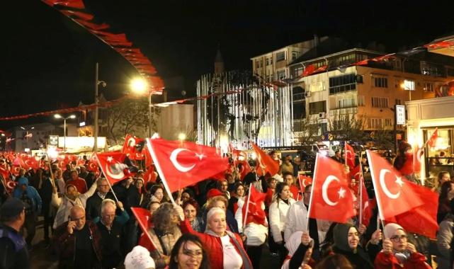 Mudanya’da 19:23 yürüyüşü ile adımlar aynı heyecanla atıldı