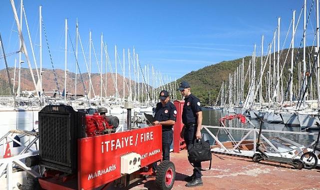 Muğla Büyükşehir Belediyesi İl Genelinde Kıyı Tesislerinde Kapsamlı Yangın Denetimi Gerçekleştirdi