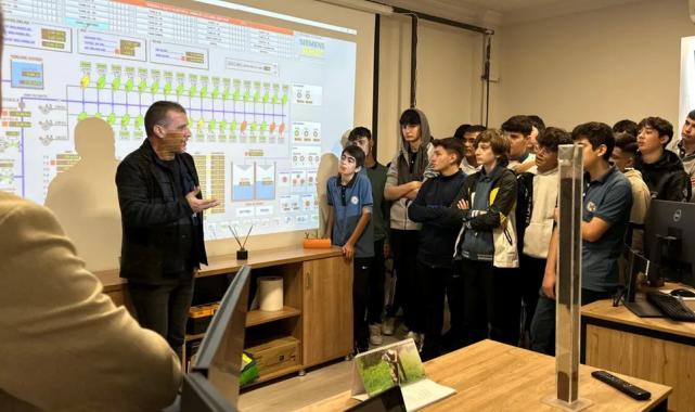 Öğrenciler çevreci projeleri yerinde inceledi