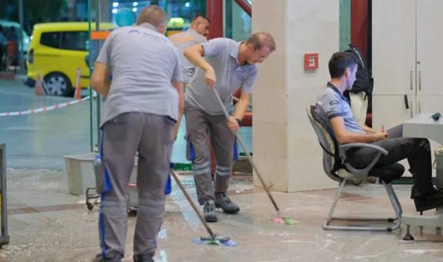 Otogarda temizlik seferberliği