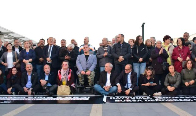 Özer’in tutuklanmasına bir tepki de Bursa’dan