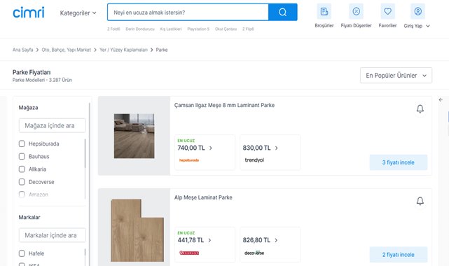 Parke Çeşitleri ve Özellikleri