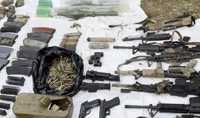 Pençe Kilit’te teröristlerin çok sayıda mühimmatına el konuldu