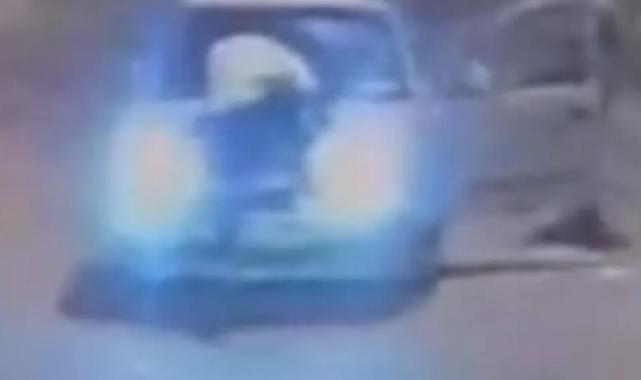 Polis memurunu 3 km kaputunda sürdü! Araç sürücüsü gözaltında