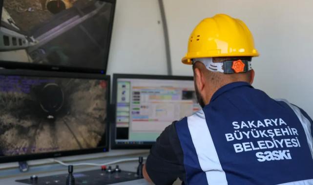 Sakarya’da robotlar kanalizasyon hattında