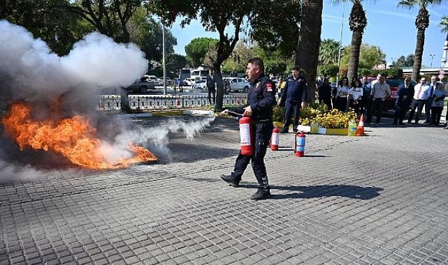 Salihli Belediyesi’nden Yangın Tatbikatı