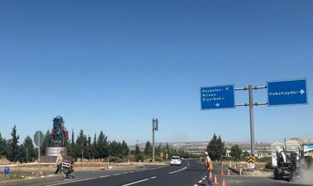 Şanlıurfa-Diyarbakır Yolu Kabahaydar Kavşağına sinyalizasyon sistemi kuruldu