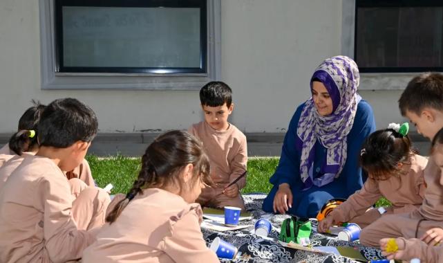 Selçuklu’da Hatice Hatun Çocuk Mektebi çocukların gözdesi olmaya devam ediyor 