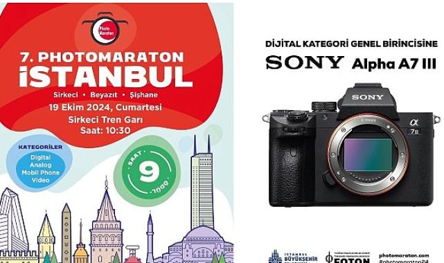 Sony Türkiye sponsorluğundaki 7. Photomaraton, 19 Ekim’de Sirkeci’de düzenlenecek!