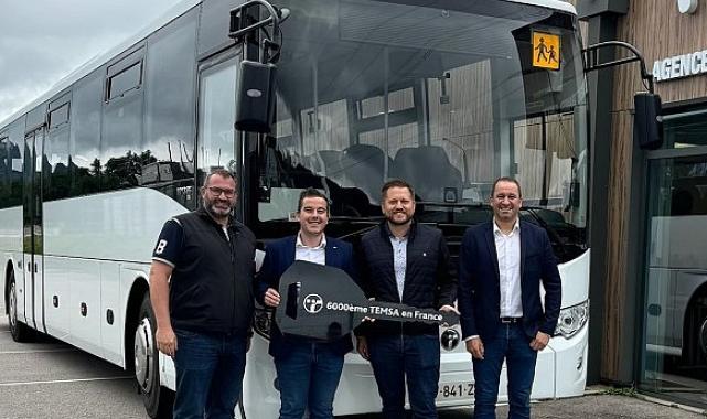 Temsa’dan Fransa’ya 6 bininci araç teslimatı