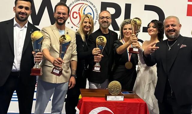 Türk kuaförleri İtalya’da dünya şampiyonu oldu
