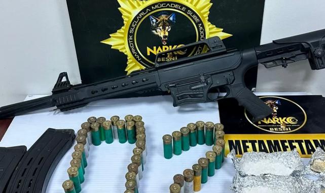 Uyuşturucu tacirlerine darbe: Besni’de uyuşturucu operasyonu