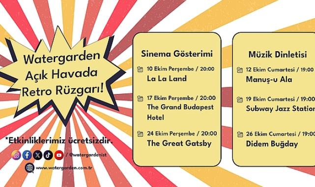 Watergarden İstanbul’da Retro Rüzgarları Esiyor