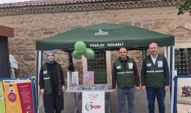 Yeşilay Gebze standına yoğun ilgi