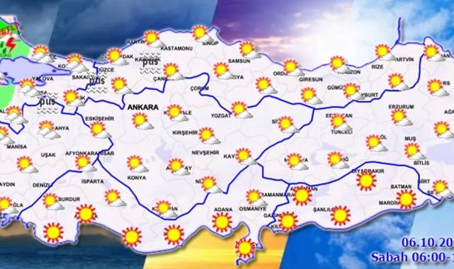Yurtta bugün Pazar havası nasıl?