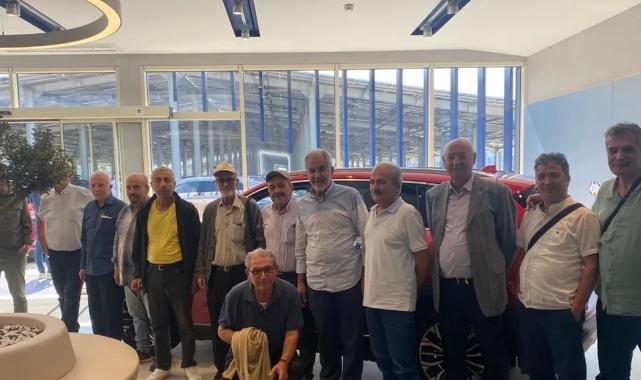 65 yaş üstü çınarların TOGG keyfi