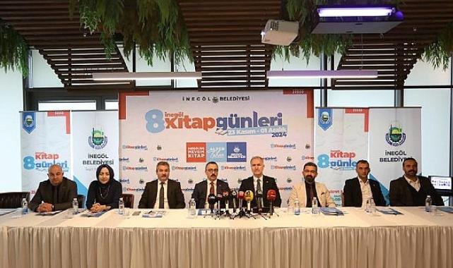 8. İnegöl Kitap Günleri Fuarı Başlıyor
