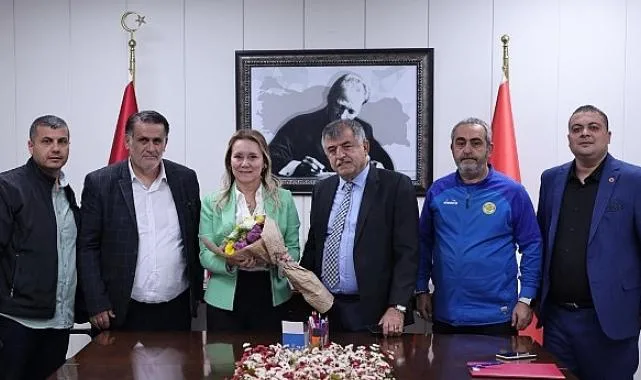 Amatör spor kulüplerinden Başkan Mutlu’ya ziyaret