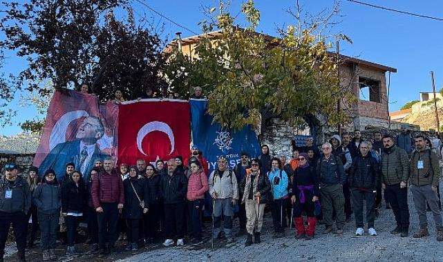 Aydın Büyükşehir Belediyesi’nin doğa yürüyüşleri devam ediyor