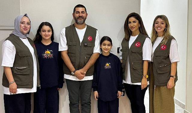 “Bağcılar’daki engelli kursiyerler Gazzeli çocuklar için eşofman diktiler”