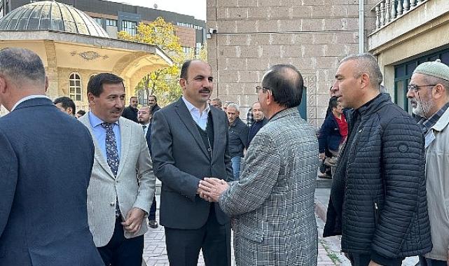 Başkan Altay Büyük Buğday Pazarı Camii’nde Esnafla ve Vatandaşlarla Buluştu