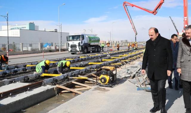 Başkan Altay Tramvay Hattı Projesi’ni yerinde inceledi