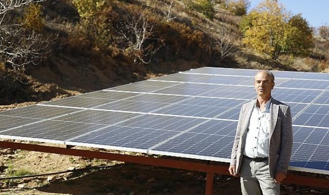 Başkan Çerçioğlu’nun projesi ile kırsal mahallede bulunan sondaj kuyusuna çevre dostu enerji sağlanacak