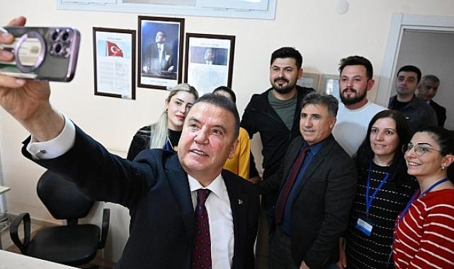 Başkan Muhittin Böcek Aksu’yu ziyaret etti