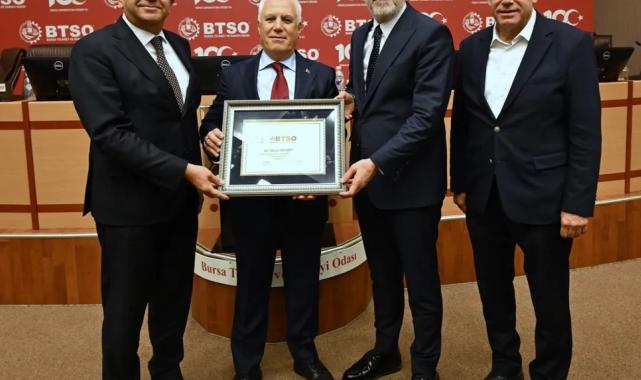 Başkan Mustafa Bozbey, BTSO’nun konuğu oldu