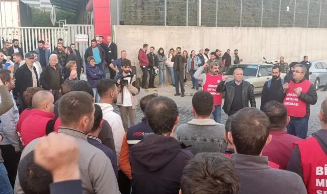 Birleşik Metal’den Balıkesir’de sendika düşmanlığına karşı eylem