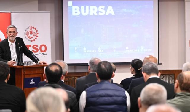 BTSO Başkanı İbrahim Burkay Tarihi Çarşı ve Hanlar Bölgesi Üyeleriyle Buluştu