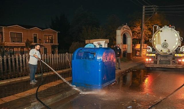 Buca’da temizlik çalışmaları aralıksız sürüyor