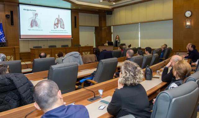Bursa Büyükşehir’de KOAH ve tütünün zararları anlatıldı