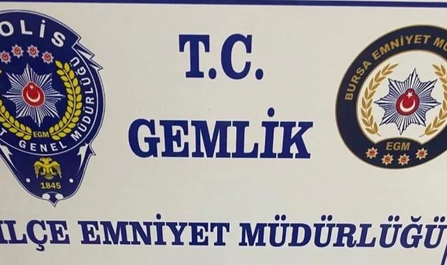 Bursa Gemlik’te polis kuş uçurtmadı