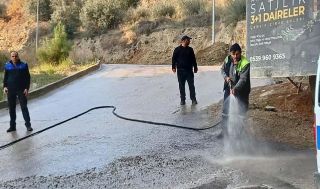 Bursa Gemlik’te yola beton döken firmaya ceza