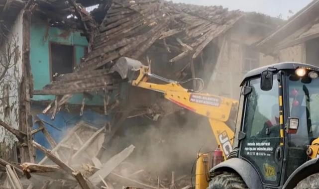 Bursa İnegöl’de nefes aldıran yıkımlar