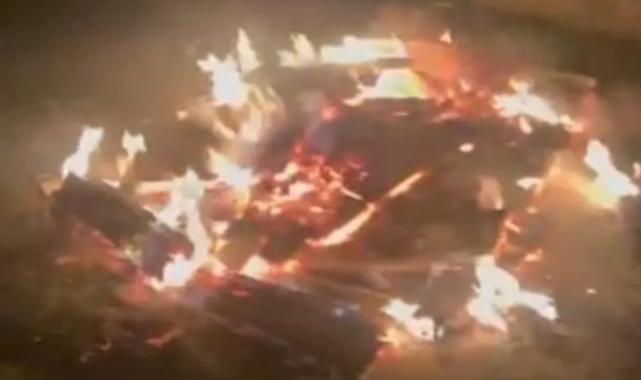 Bursa İnegöl’de sokaklarda ateş yakanlara yüklü ceza