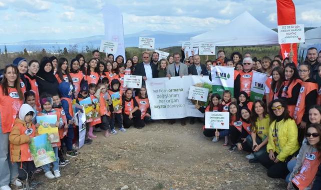 Bursa’da fidanlar ormana, organlar hayata dönüştü