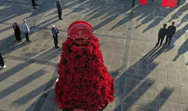 Büyükşehir’den 86. yılda 1086 Atatürk çiçeği