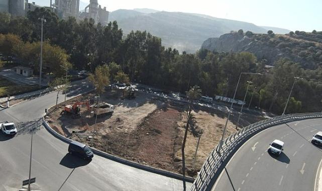 Büyükşehir’den otogar önüne estetik dokunuş