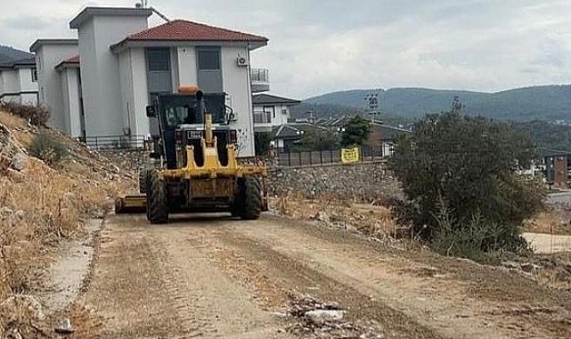 Didim’de Sağanak Yağış Sonrası Zarar Gören Yollar Onarıldı