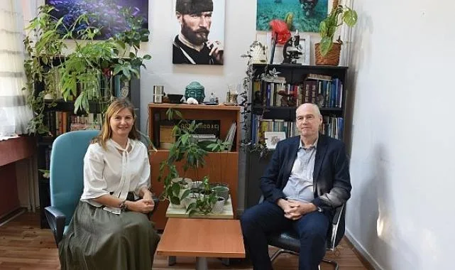 Dünyaca ünlü iklim bilimci Prof. Dr. Edouard Bard, Ege’ye konuk oldu