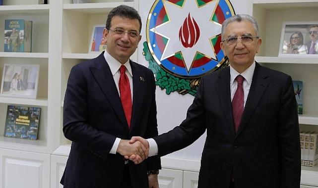 Ekrem İmamoğlu Bakü Valisi Tarafından Ağırlandı