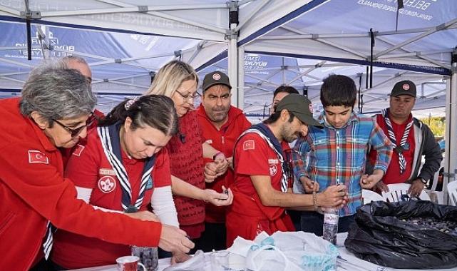 Engelli bireyler zeytin hasadı sayesinde sosyalleşti