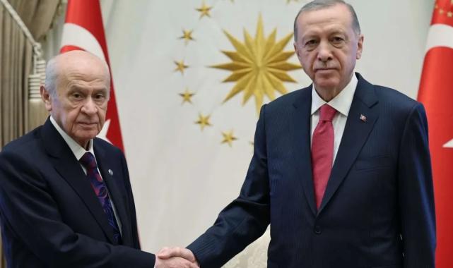 Erdoğan ile Bahçeli Beştepe’de buluştu