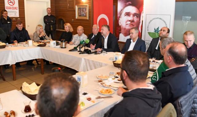 Fatih Karayılan, Bursa’da spor basını ile buluştu