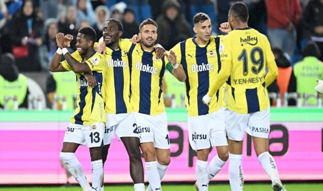 Trabzonspor 2-3 Fenerbahçe (Maç Sonucu) Fırtına Fener’e ‘Dur’ Diyemedi!
