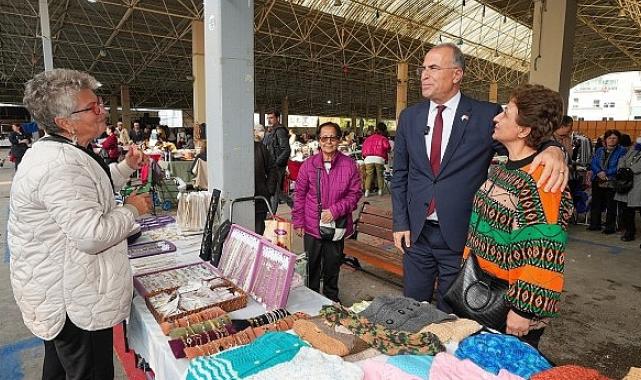 Gaziemir Belediyesi’nden kadınlara destek: El Emeği ve Satış Pazarı açıldı