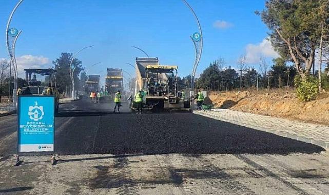 Gebze Millet Bahçesi otopark ve iç yollara asfalt