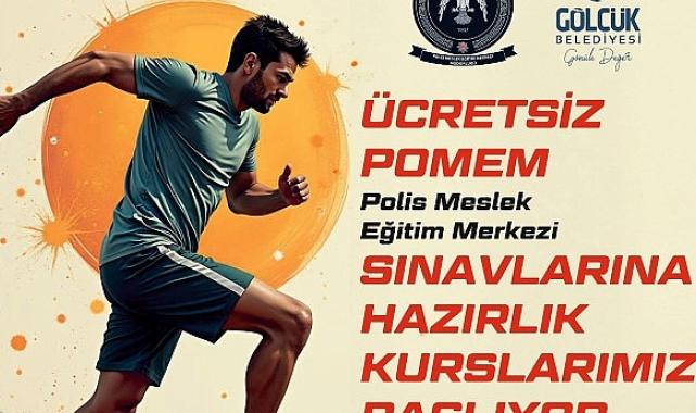Gölcük Belediyesi ücretsiz POMEM hazırlık kursu kayıtları başladı.